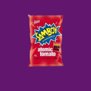 Samboy Atomic Tomato Chips 45g -AUS