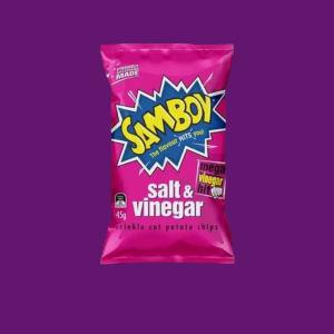 Samboy Salt & Vinegar Chips 45g - 45g
