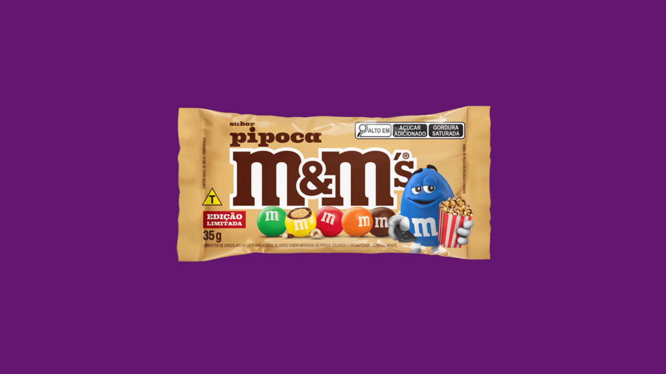 M&Ms Popcorn Flavour 35g - Brazil