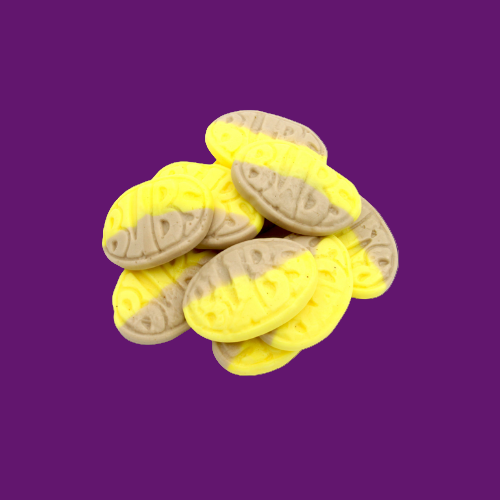 Vegan BUBS Banana & Caramel Foam Sweets 100g - Sweden